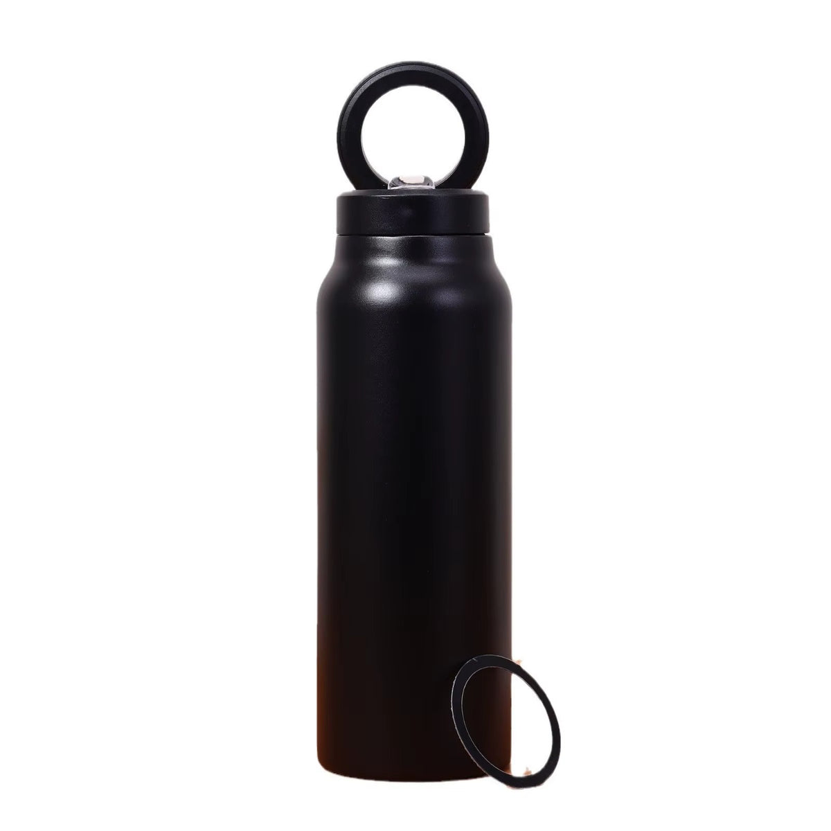 24oz Stainless Steel Magnetic Phone Holder Water Bottle, Vacuum Insulated Cup, Portable Waterproof Drink Tumbler