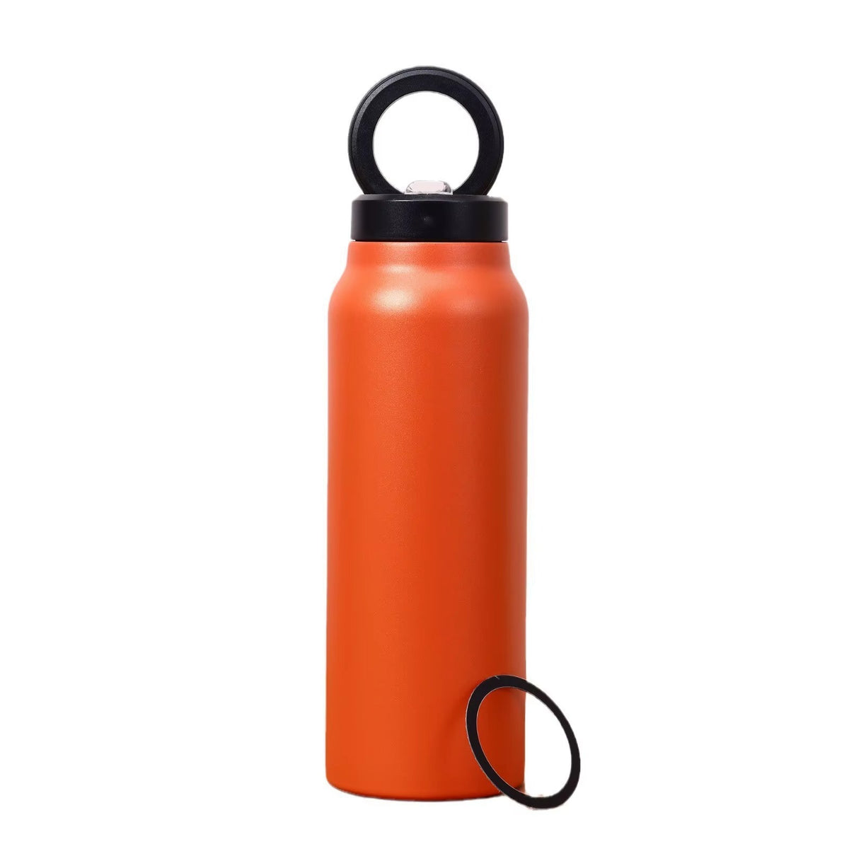 24oz Stainless Steel Magnetic Phone Holder Water Bottle, Vacuum Insulated Cup, Portable Waterproof Drink Tumbler