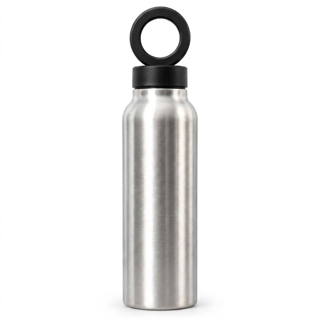 24oz Stainless Steel Magnetic Phone Holder Water Bottle, Vacuum Insulated Cup, Portable Waterproof Drink Tumbler