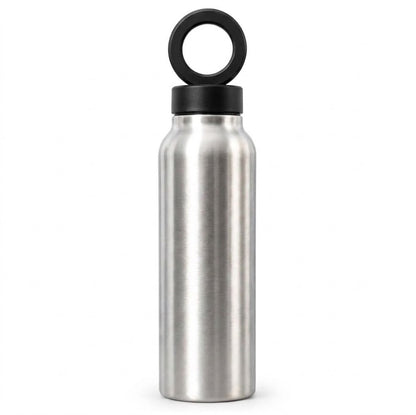 24oz Stainless Steel Magnetic Phone Holder Water Bottle, Vacuum Insulated Cup, Portable Waterproof Drink Tumbler